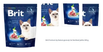Brit Premium by Nature granuly Cat Sterilized jahňa 300 g 1