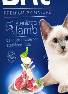 Brit Premium by Nature granuly Cat Sterilized jahňa 8 kg 5