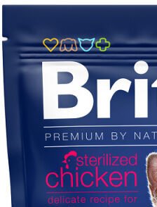 Brit Premium by Nature granuly Cat Sterilized kura 300 g 6
