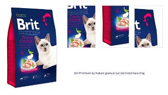 Brit Premium by Nature granuly Cat Sterilized kura 8 kg 1