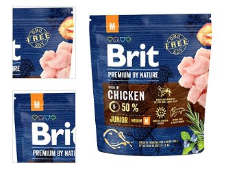 Brit Premium by Nature granuly Junior M kura 1 kg 4