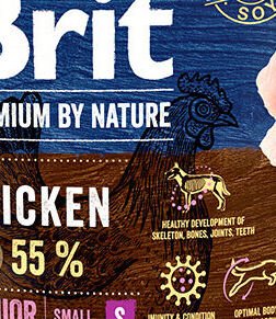 Brit Premium by Nature granuly Junior S kura 1 kg 5