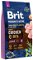 Brit Premium by Nature granuly Junior S kura 8 kg