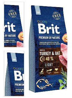 Brit Premium by Nature granuly Light morka 15 kg 4