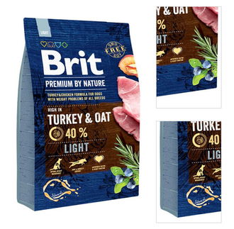 Brit Premium by Nature granuly Light morka 3 kg 3