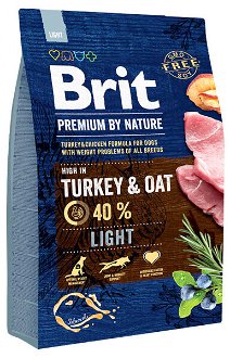 Brit Premium by Nature granuly Light morka 3 kg