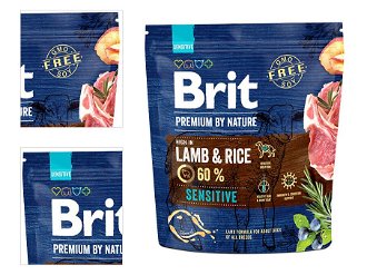 Brit Premium by Nature granuly Sensitive jahňa 1 kg 4