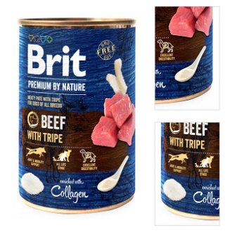Brit Premium by Nature konzerva Beef with Tripes 400 g 3