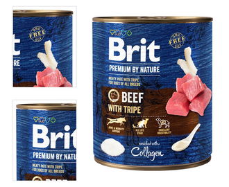 Brit Premium by Nature konzerva Beef with Tripes 800g 4