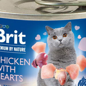 Brit Premium by Nature konzerva Chicken with Hearts 200 g 5