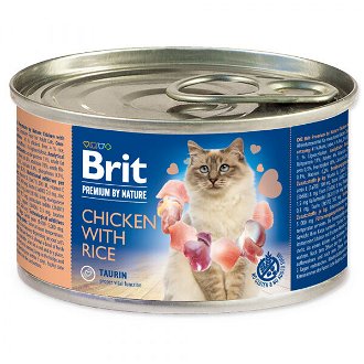 Brit Premium by Nature konzerva Chicken with Rice 200 g