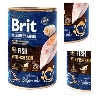 Brit Premium by Nature konzerva Fish with Fish Skin 400 g 3