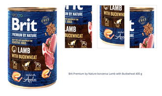 Brit Premium by Nature konzerva Lamb with Buckwheat 400 g 1