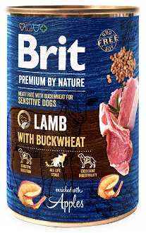 Brit Premium by Nature konzerva Lamb with Buckwheat 400 g