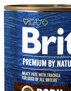 Brit Premium by Nature konzerva Pork with Trachea 800g 6