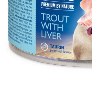 Brit Premium by Nature konzerva Trout with Liver 200 g 8