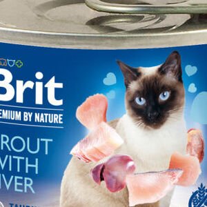 Brit Premium by Nature konzerva Trout with Liver 200 g 5