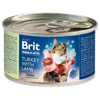 Brit Premium by Nature konzerva Turkey with Lamb 200 g