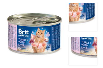 Brit Premium by Nature konzerva Turkey with Liver 200 g 3