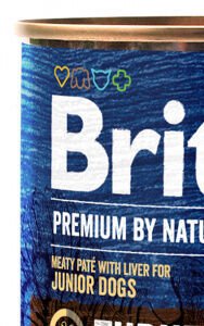Brit Premium by Nature konzerva Turkey with Liver 400 g 6