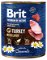 Brit Premium by Nature konzerva Turkey with Liver 800g