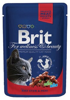 BRIT Premium Cat Beef Stew & Peas kaps.100g