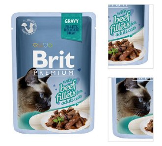 Brit Premium Cat Delicate Filety v šťave s hovädzinou 85 g 3