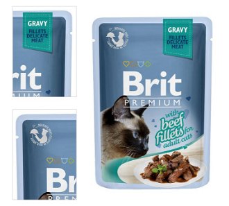 Brit Premium Cat Delicate Filety v šťave s hovädzinou 85 g 4