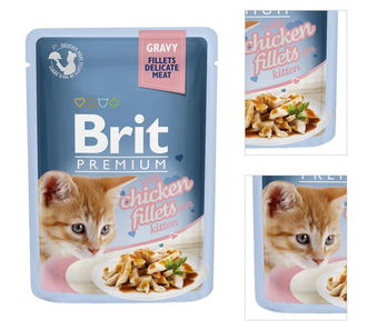 Brit Premium Cat Delicate Filety v šťave s kuracinou pre mačiatka 85 g 3