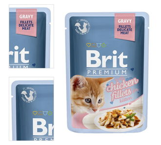 Brit Premium Cat Delicate Filety v šťave s kuracinou pre mačiatka 85 g 4