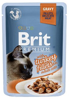 Brit Premium Cat Delicate Filety v šťave s morkou 85 g 2