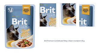 Brit Premium Cat Delicate Filety v šťave s tuniakom 85 g 1