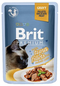 Brit Premium Cat Delicate Filety v šťave s tuniakom 85 g