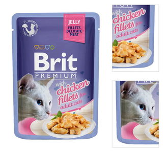 Brit Premium Cat Delicate Filety v želé s kuracinou 85 g 3