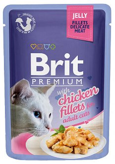 Brit Premium Cat Delicate Filety v želé s kuracinou 85 g
