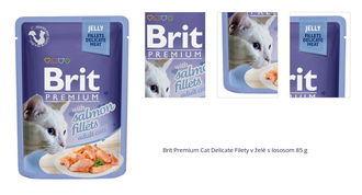 Brit Premium Cat Delicate Filety v želé s lososom 85 g 1