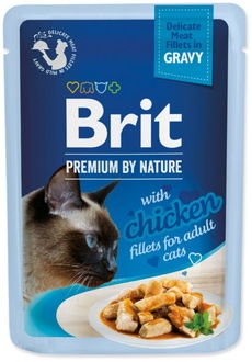 Brit Premium cat delicate kapsička filety v šťave s kuracinou 85 g