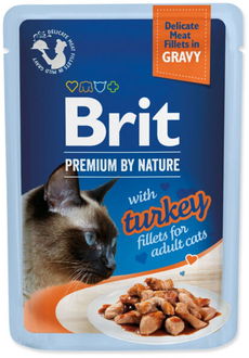 Brit Premium cat delicate kapsička filety v šťave s morkou 85 g