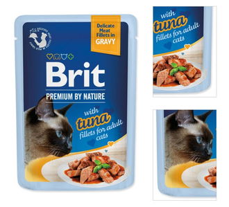 Brit Premium cat delicate kapsička filety v šťave s tuniakom 85 g 3