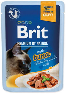 Brit Premium cat delicate kapsička filety v šťave s tuniakom 85 g 2