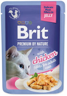 Brit Premium cat delicate kapsička filety v želé s kuracinou 85 g