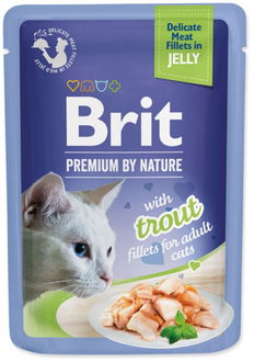 Brit Premium cat delicate kapsička filety v želé so pstruhom 85 g