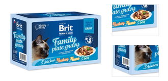 Brit Premium cat delicate kapsičky filety v šťave family plate 12 x 85 g 3