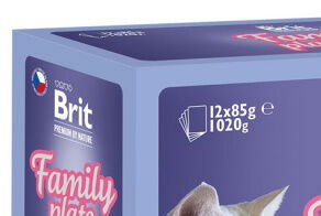 Brit Premium cat delicate kapsičky filety v želé family plate 12 x 85 g 6