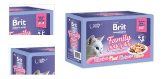 Brit Premium cat delicate kapsičky filety v želé family plate 12 x 85 g 4