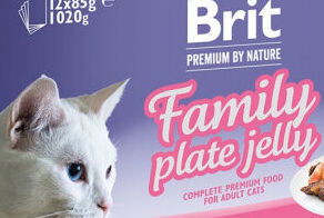 Brit Premium cat delicate kapsičky filety v želé family plate 12 x 85 g 5