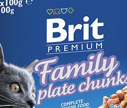 BRIT Premium Cat Family Plate kaps.1200g (12x100g) 5