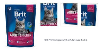 Brit Premium granuly Cat Adult kura 1,5 kg 1