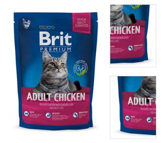 Brit Premium granuly Cat Adult kura 1,5 kg 3