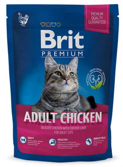 Brit Premium granuly Cat Adult kura 300g